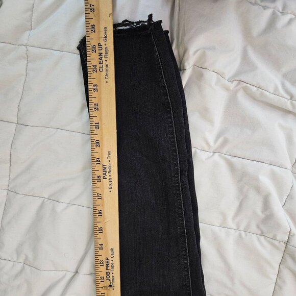Madewell Women's Zipper Overalls Black Skinny Leg Dark Wash Size XS - Picture 10 of 11